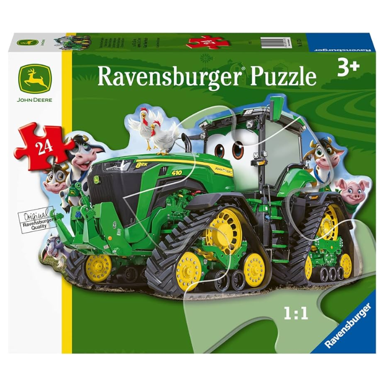 24 pc Giant Floor Puzzle - John Deere Tractor Shape