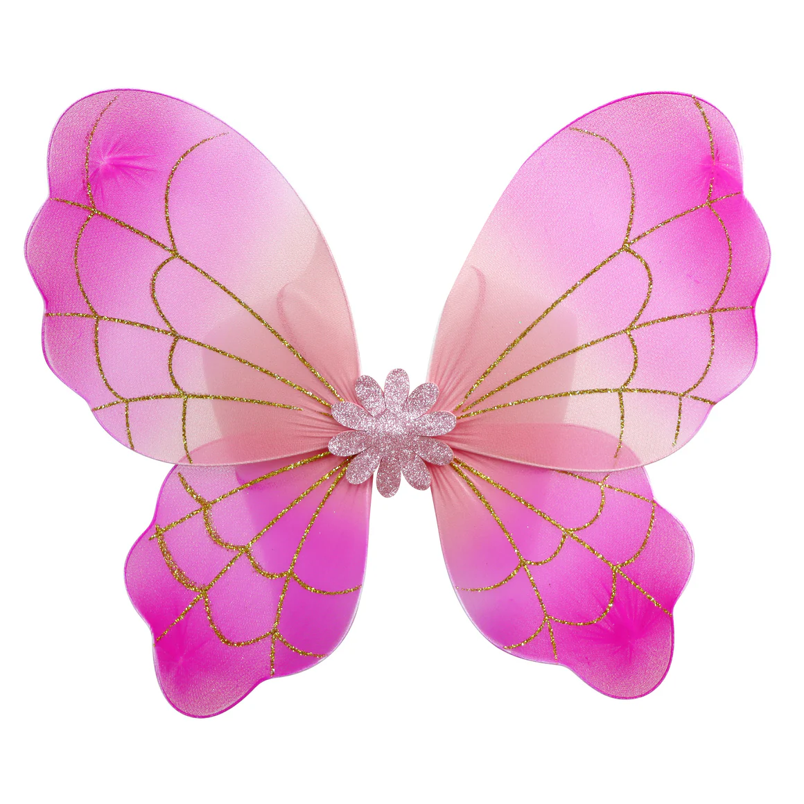 Vibrant Vacation Glitter Wire Wings
