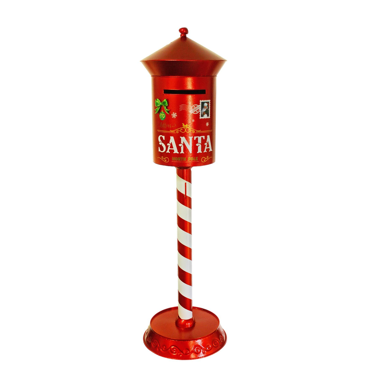 Metal Christmas Mailbox 122cm