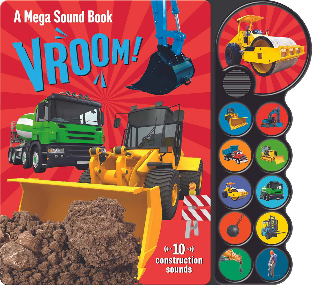 10 Button Sound Book - Vroom