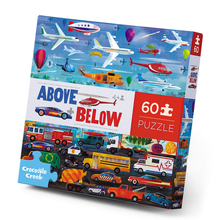 60pc Above & Below Puzzle - Things That Go