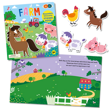 Silicone Sticker Book - Farm