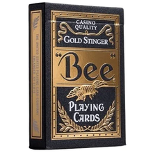 Bee Gold Stinger Playing Card