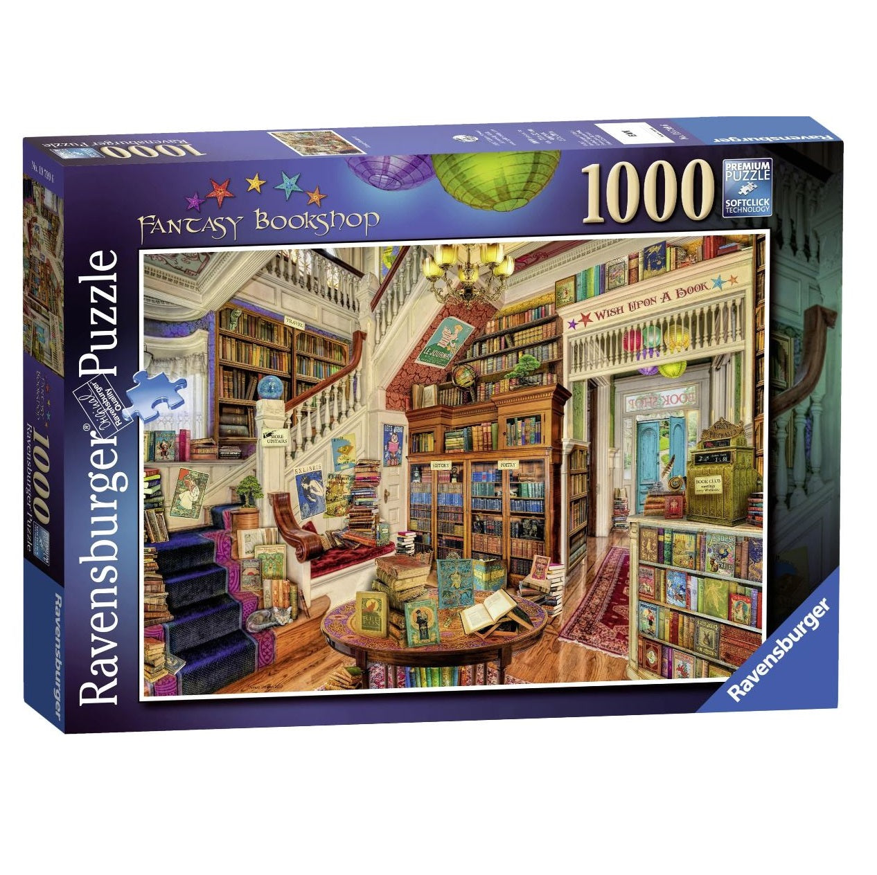 1000 pc Puzzle - The Fantasy Bookshop