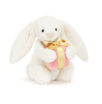 Bashful Bunny With Present/ Little