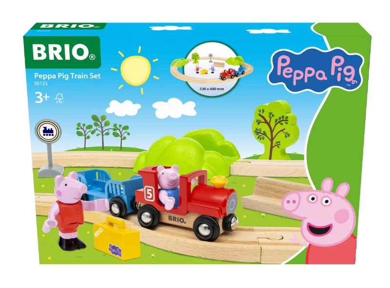 Peppa Pig Train Set - 18 Pieces  - 36123