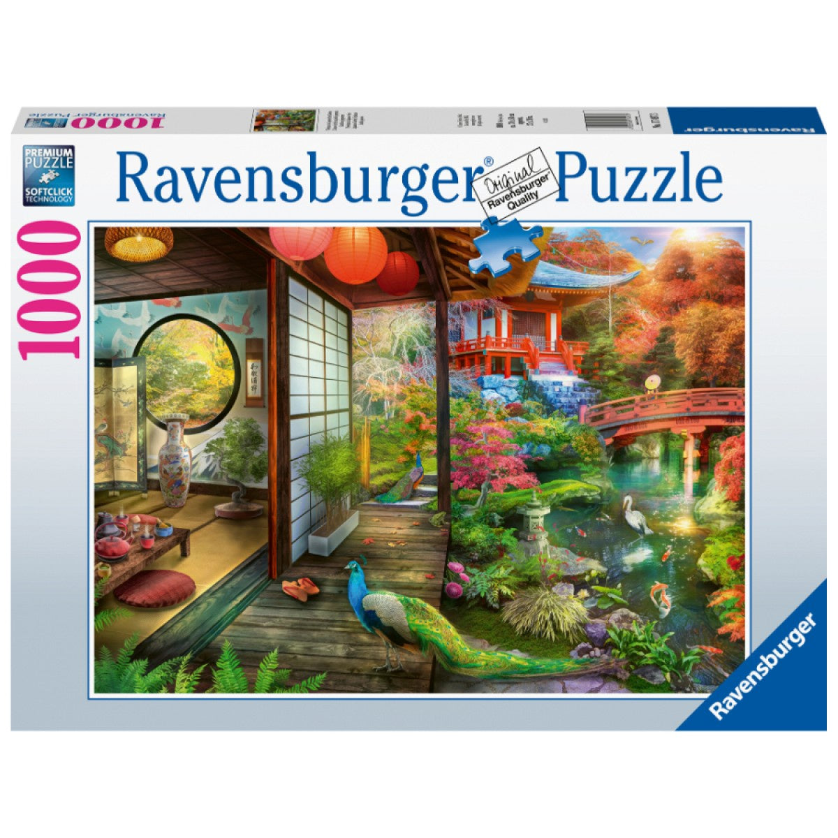 1000 pc Puzzle - Japanese Garden Teahouse