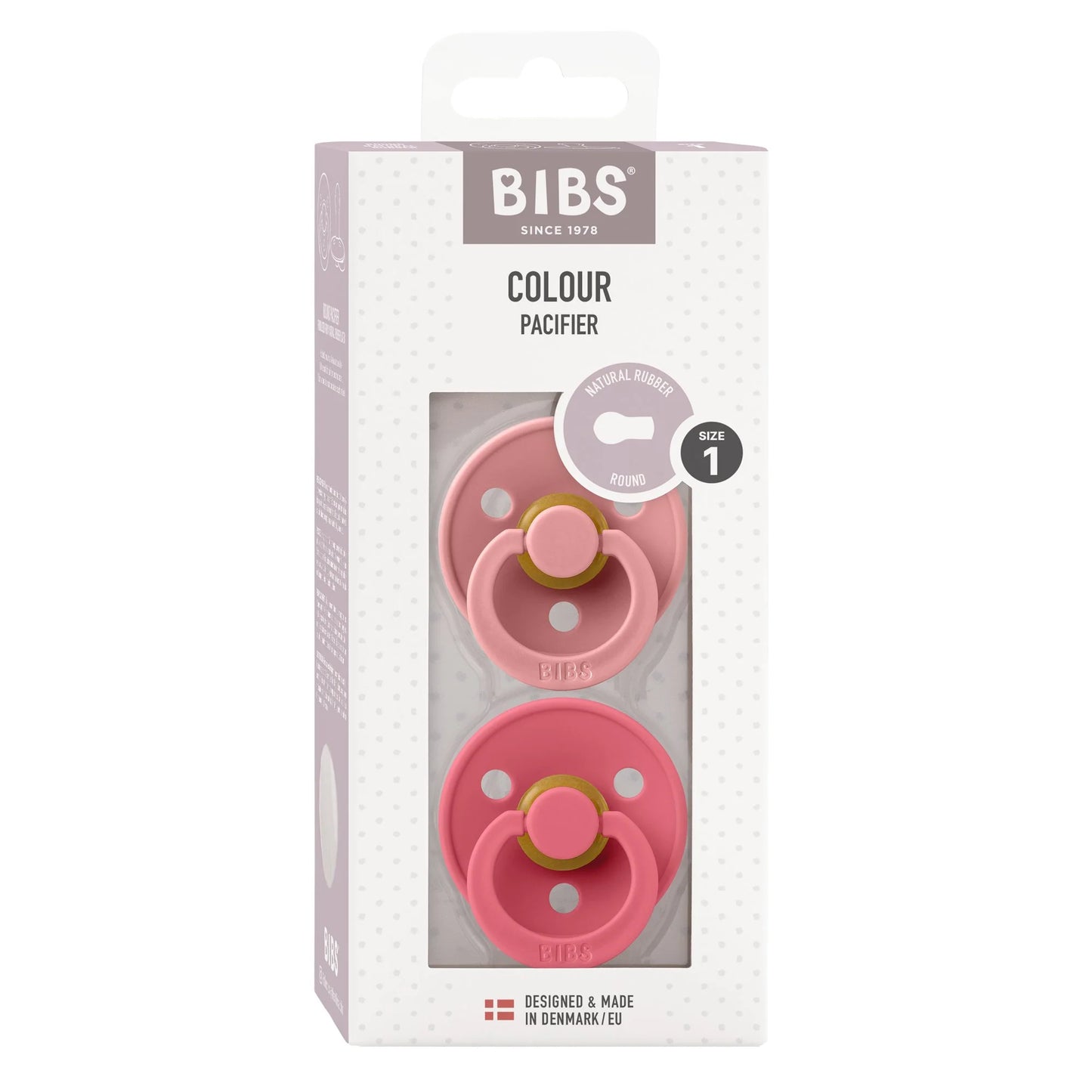 Round Pacifier Dummies Size 1 (0-6 Months) - 2pk