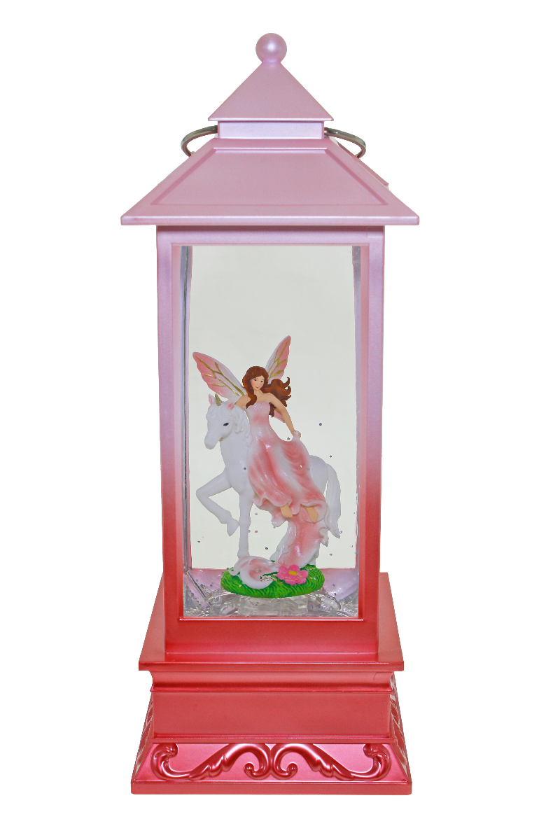 Pink Motion Lantern - Fairy on Unicorn