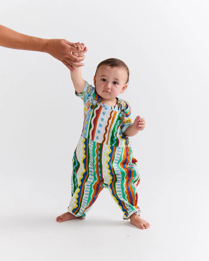 Cotton Drill Overalls - Beach Patterns