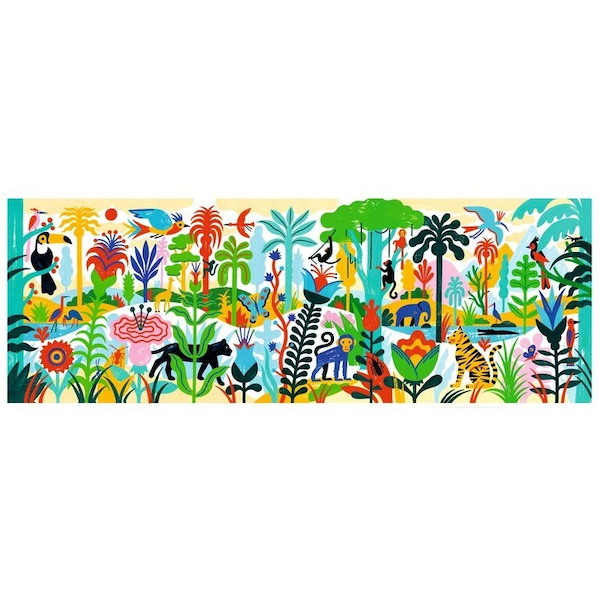 Jungle 100pc Gallery Puzzle with Poster