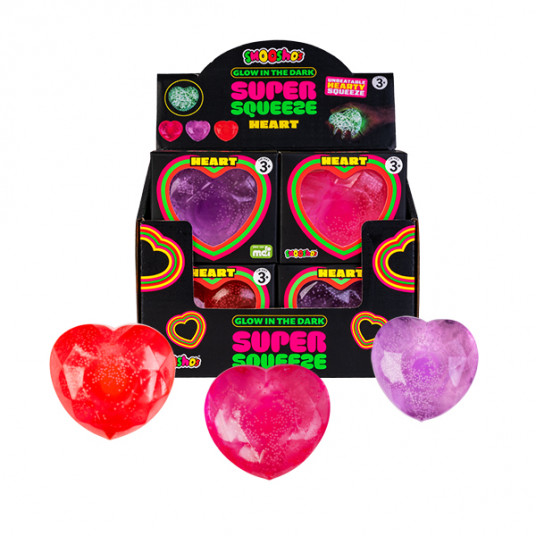 Super Squeeze Glow in the Dark Heart