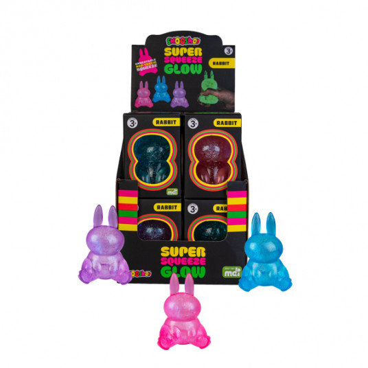Smoosho's Super Squeeze Glow Rabbit
