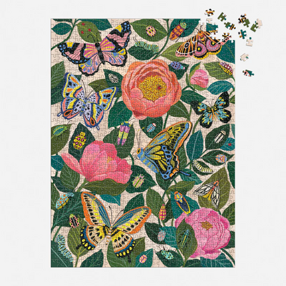 1000pc Foil Puzzle - Between the Blooms