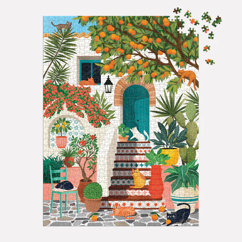 1000 pc Puzzle - Mediterranean Cats