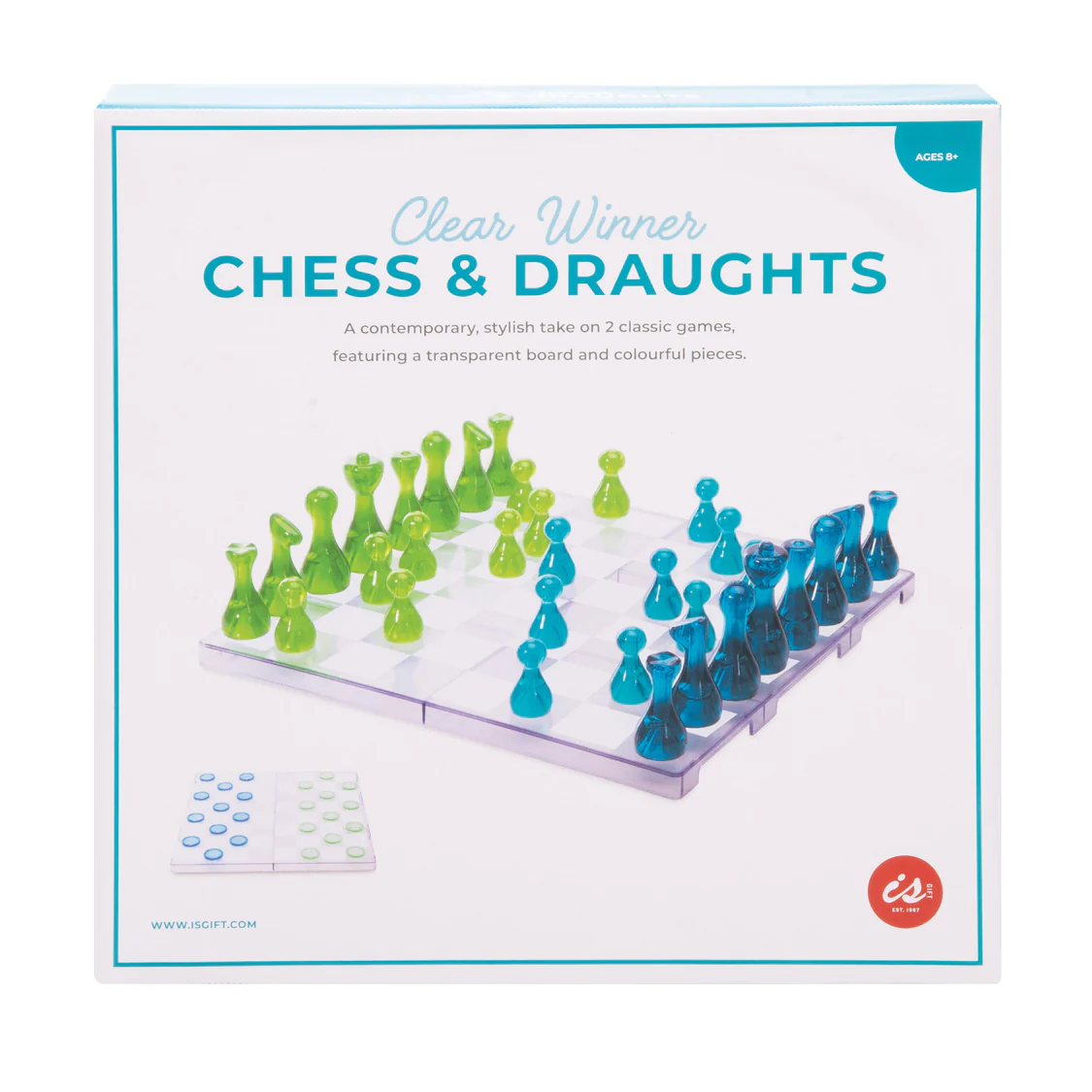 Clear Winner 2 in 1 Chess & Draughts