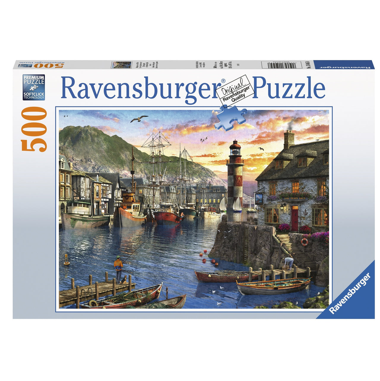 500 pc Puzzle - Sunrise at the Port