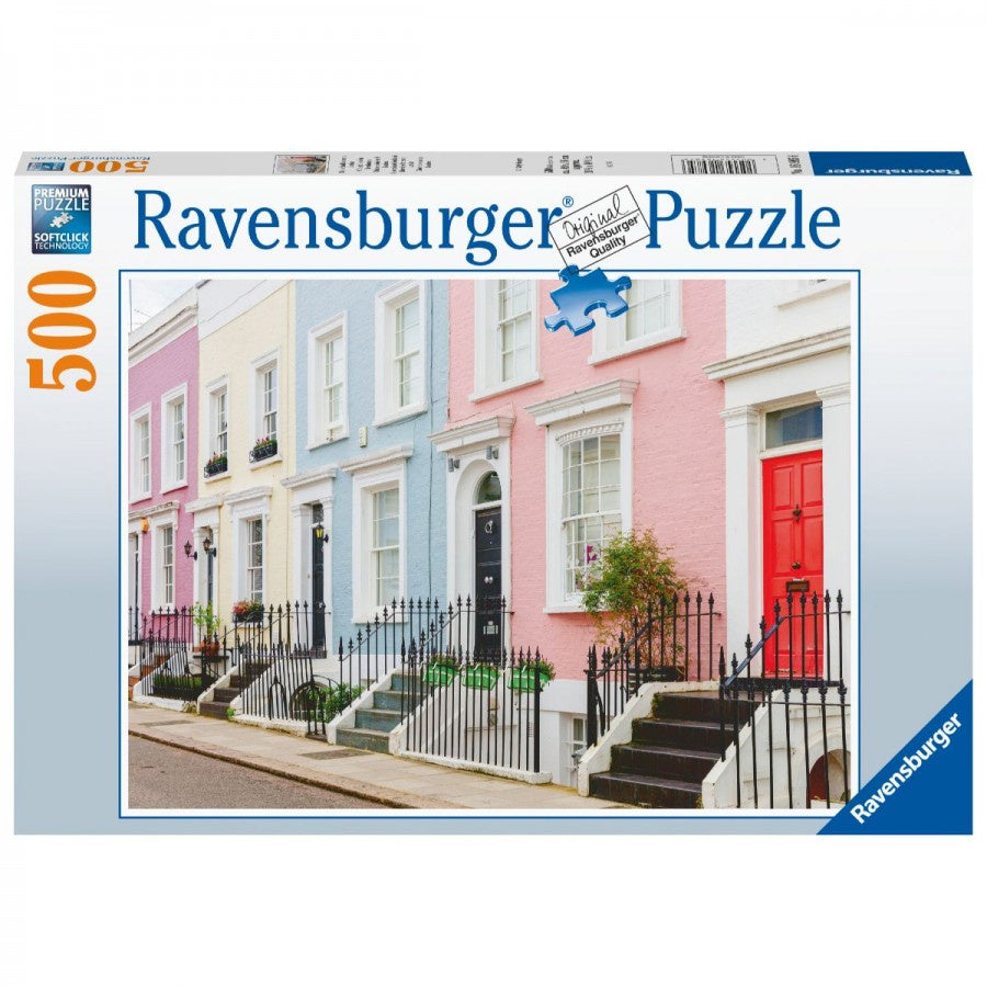 500pc Puzzle - Colourful London Townhouses