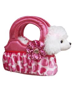 Fancy Pal/ Poodle In Pink Leopard Bag