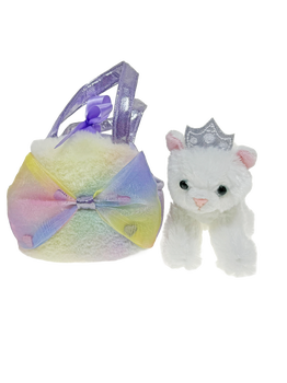 Fancy Pal - Cat/Purple Bag with Big Bow