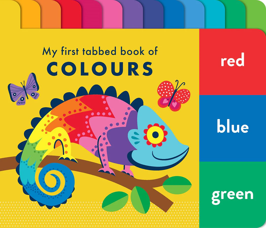 Chunky Tabbed Board Book - My First Book of Colours