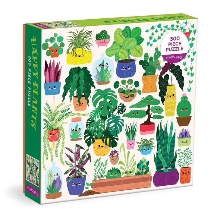 500 pc Puzzle - Happy Plants