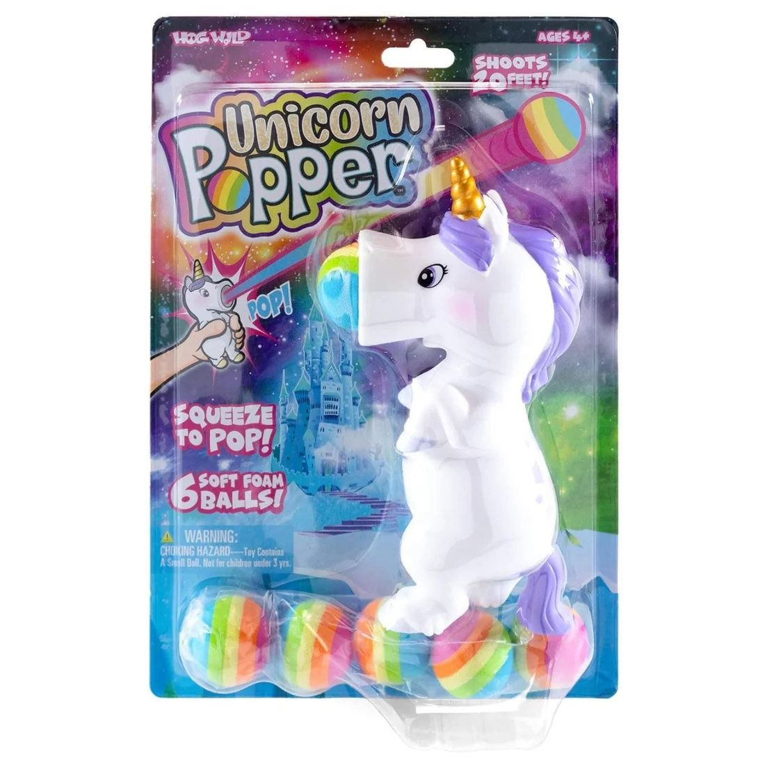 White Unicorn Popper