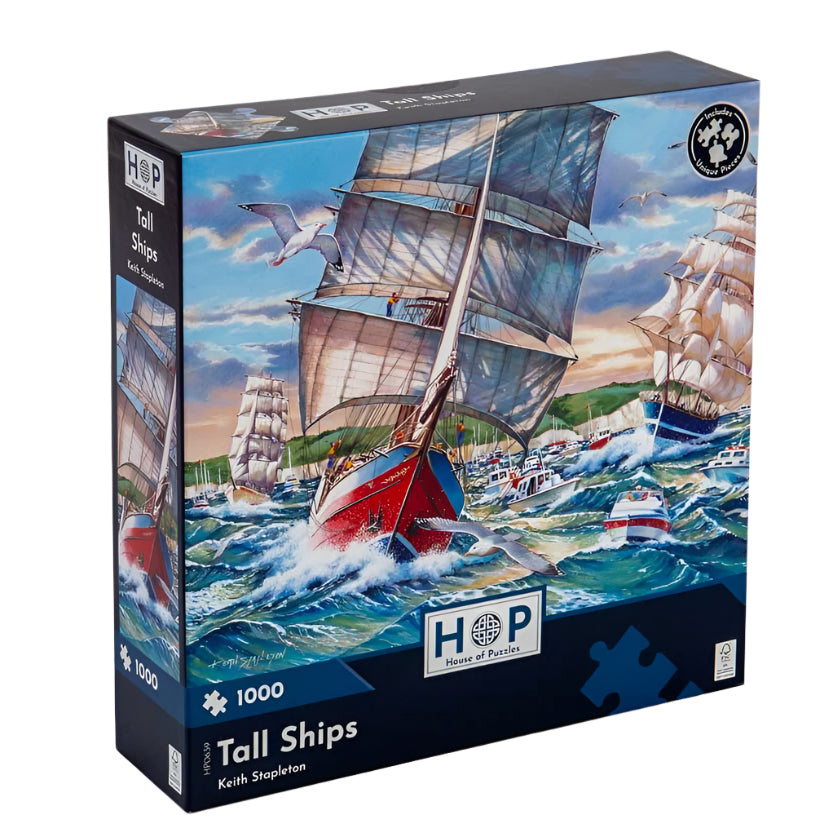 1000 pc Puzzle - Tall Ships