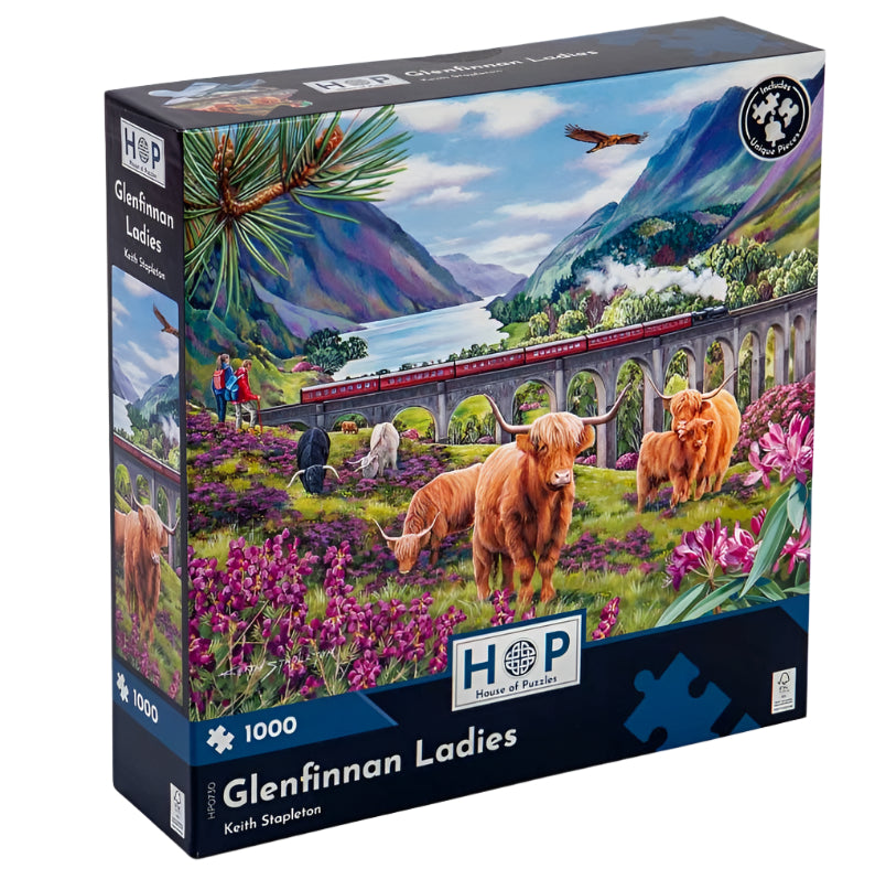1000 pc Puzzle - Glenfinnan Ladies