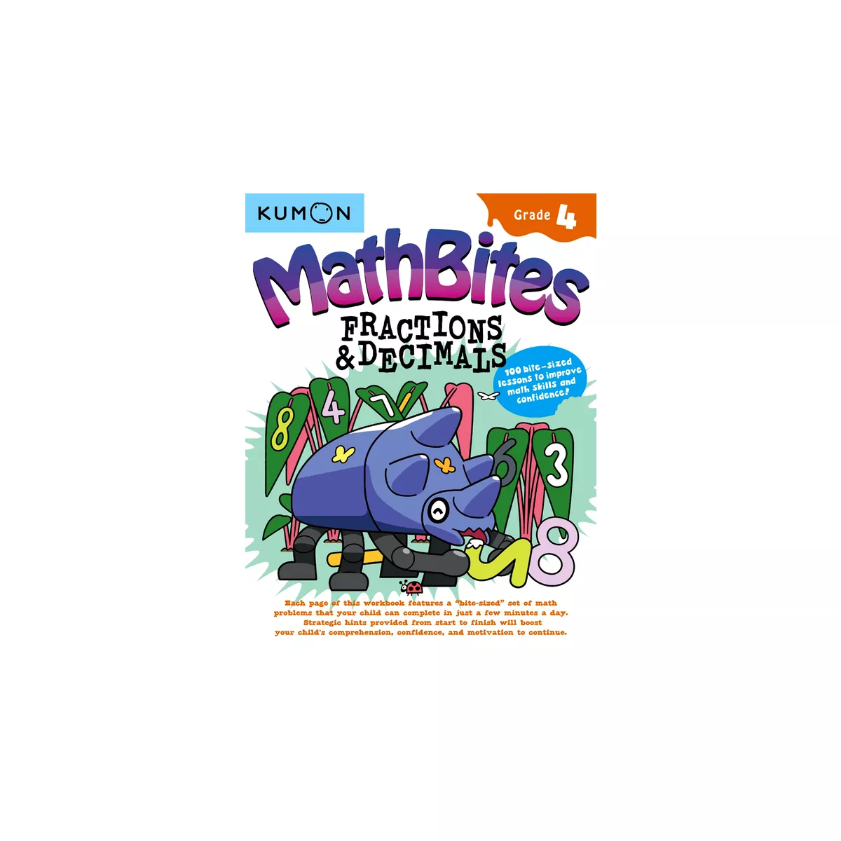 Kumon Mathbites / Fractions and Decimals, Grade 4