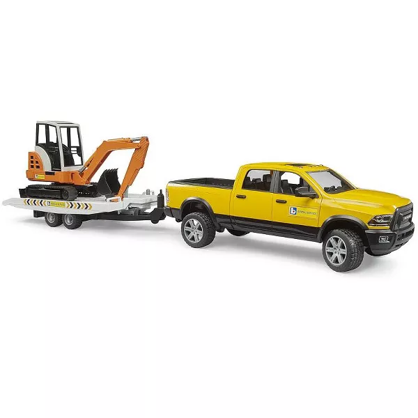 Commercial RAM 2500 Power Wagon with Mini Excavator/Trailor