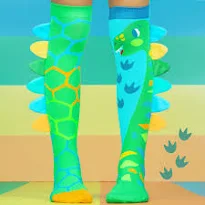 Mad Mia Socks - Green Dinosaur