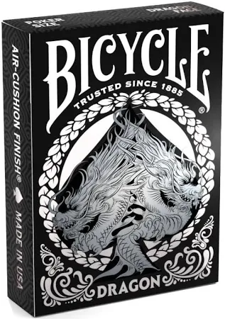 Bicycle Playing Cards - Dragon Black Poker