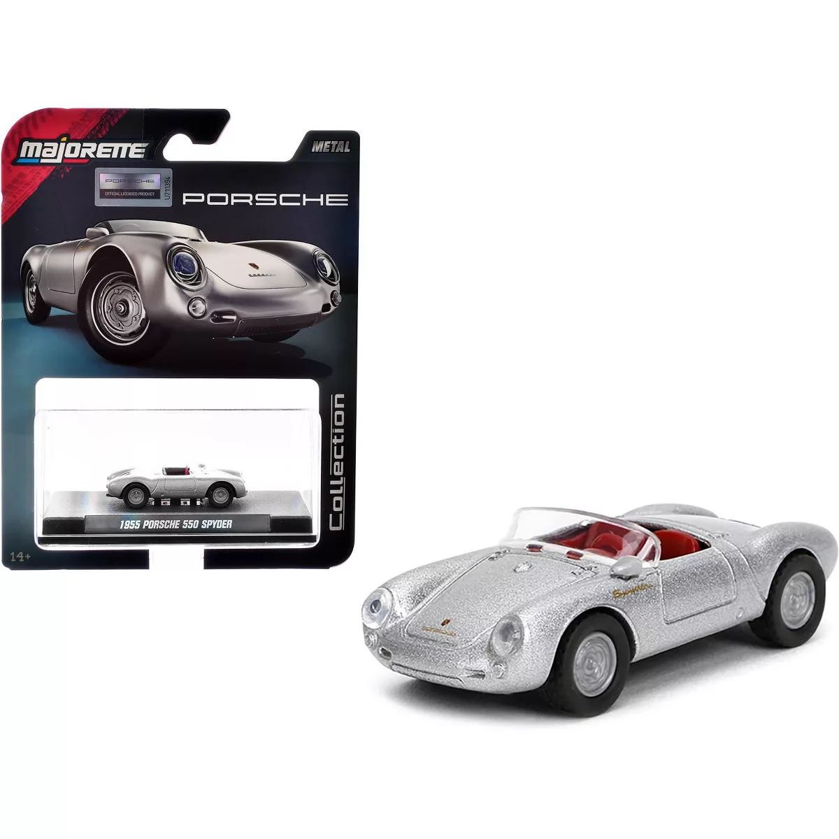 Porsche 550 Spyder 1955 Silver H/S