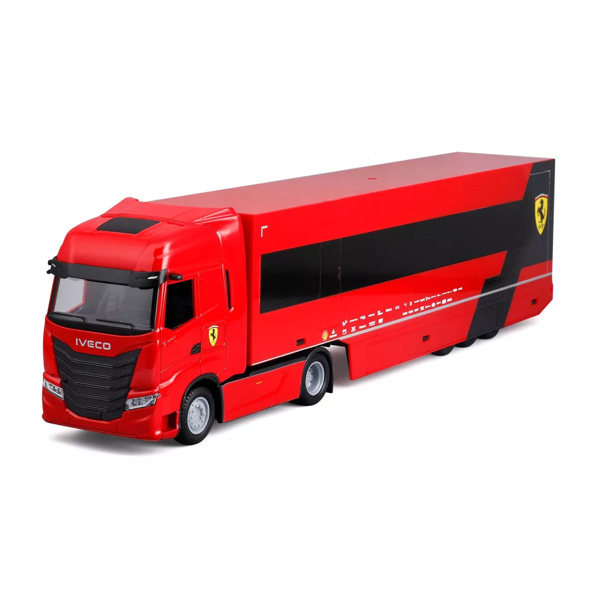 2024 Scuderia Ferrari Racing Transporter With 1 F-1 24 Car