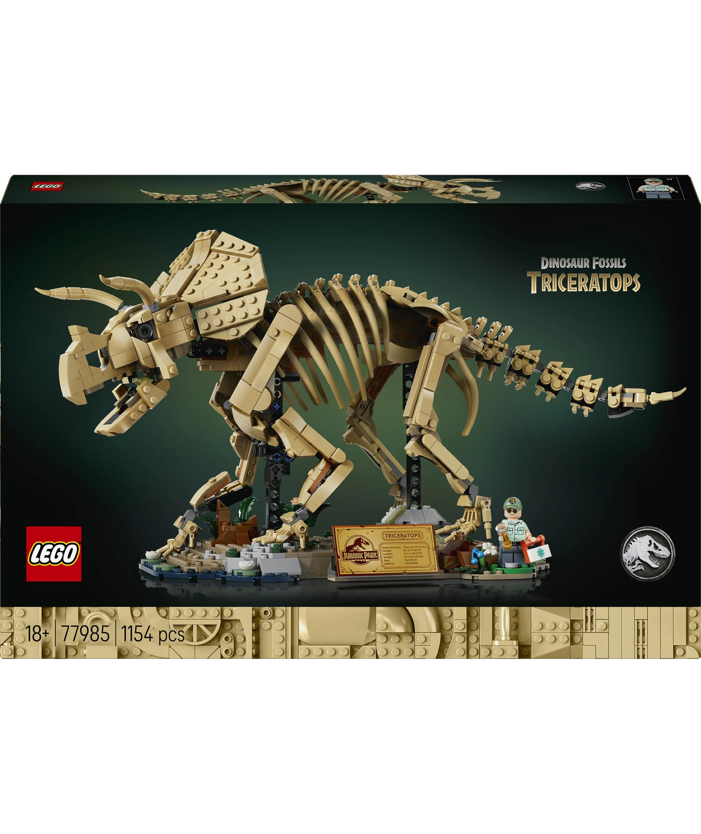Dinosaur Fossils: Triceratops Lego 77985