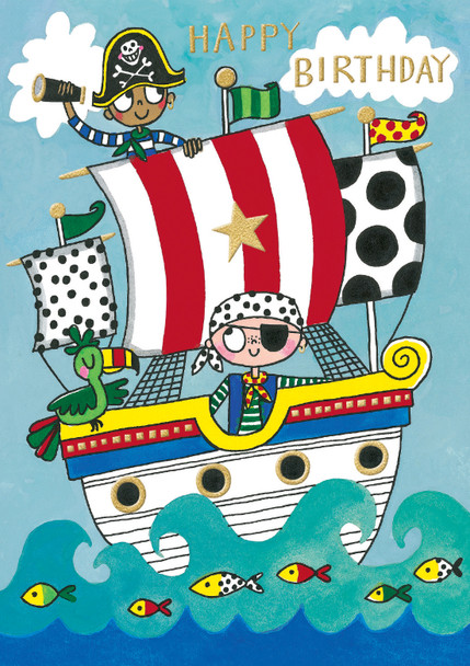 Pirate Ship Card