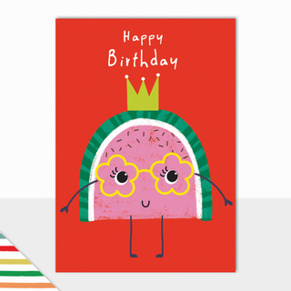 Happy Birthday - Watermelon Card