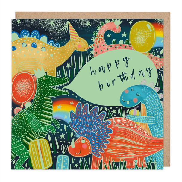 Happy Birthday Glow in the Dark Dinosaurs