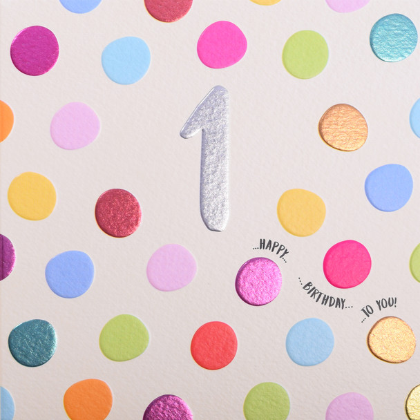 First Birthday Card - assorted