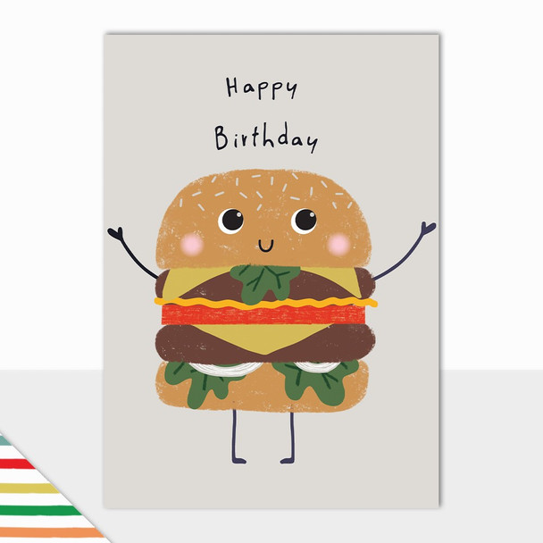 Happy Birthday - Burger Card