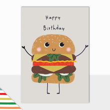Happy Birthday - Burger Card