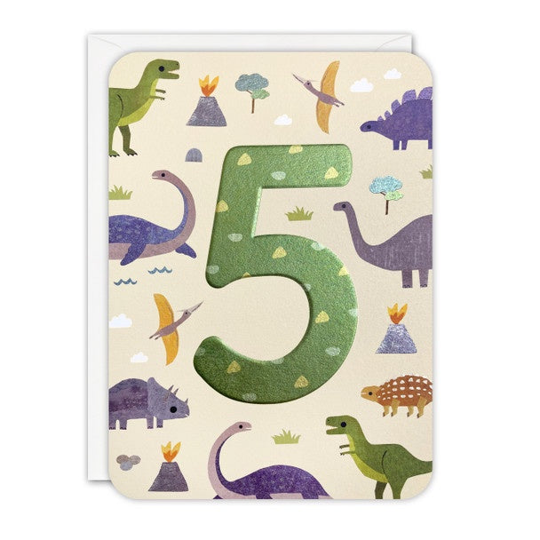 Happy Birthday/5th Dinosaurs