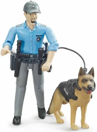 Emergency Policeman With Dog