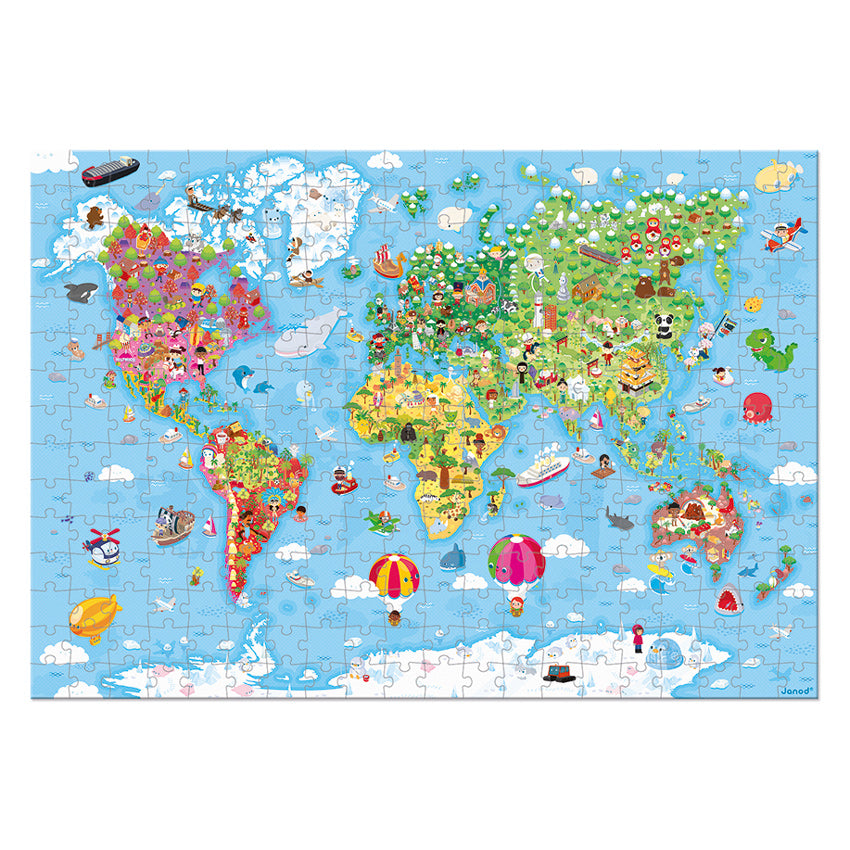 300 pc Giant World Map Puzzle