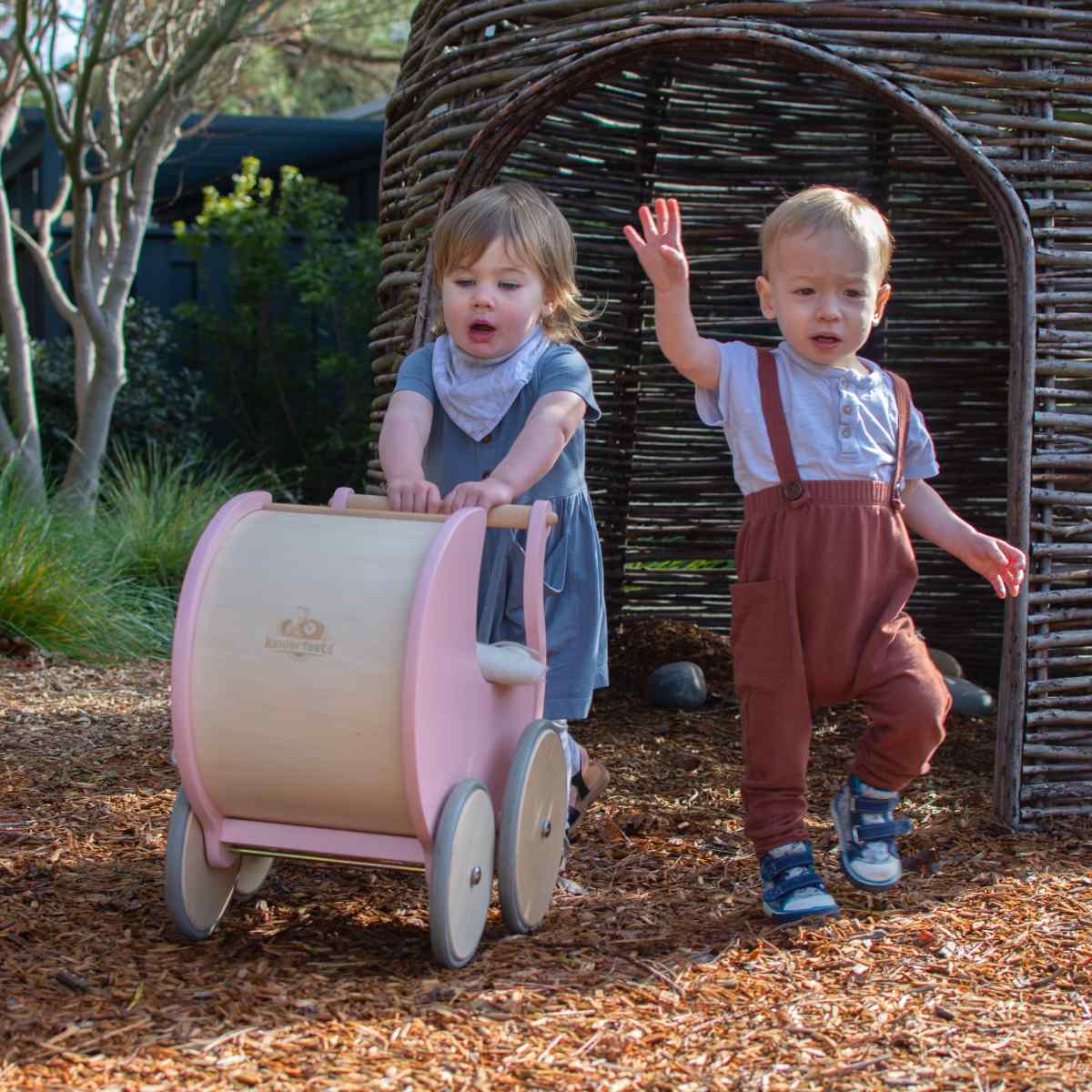 Kinderfeets Doll Walker Pram