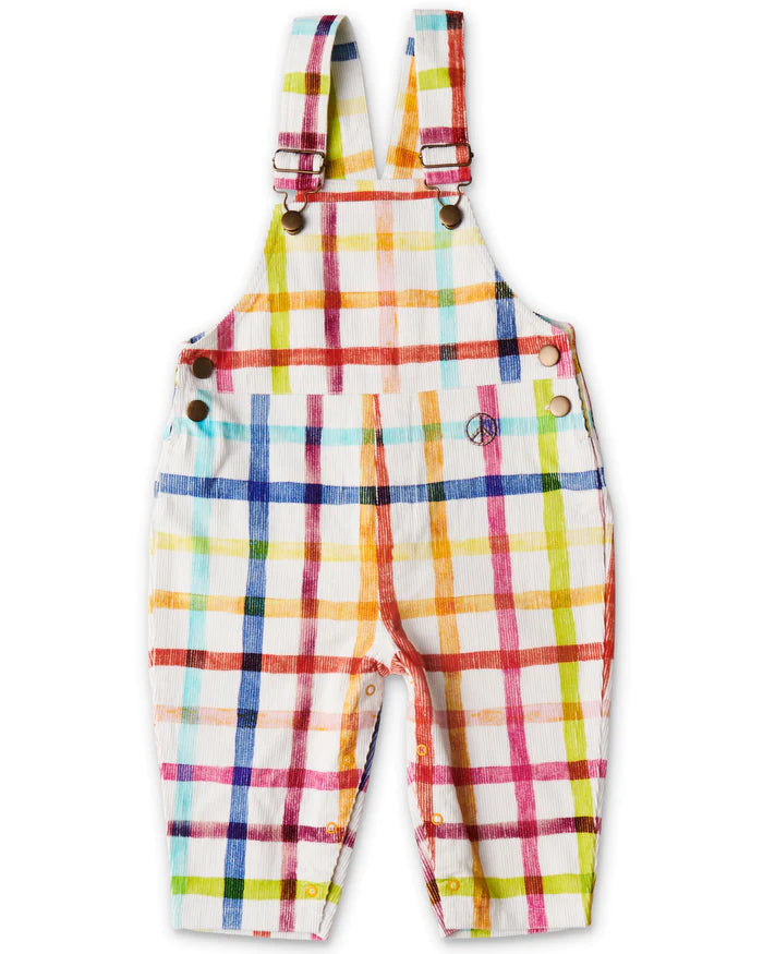 Overalls - Picnic Check Corduroy