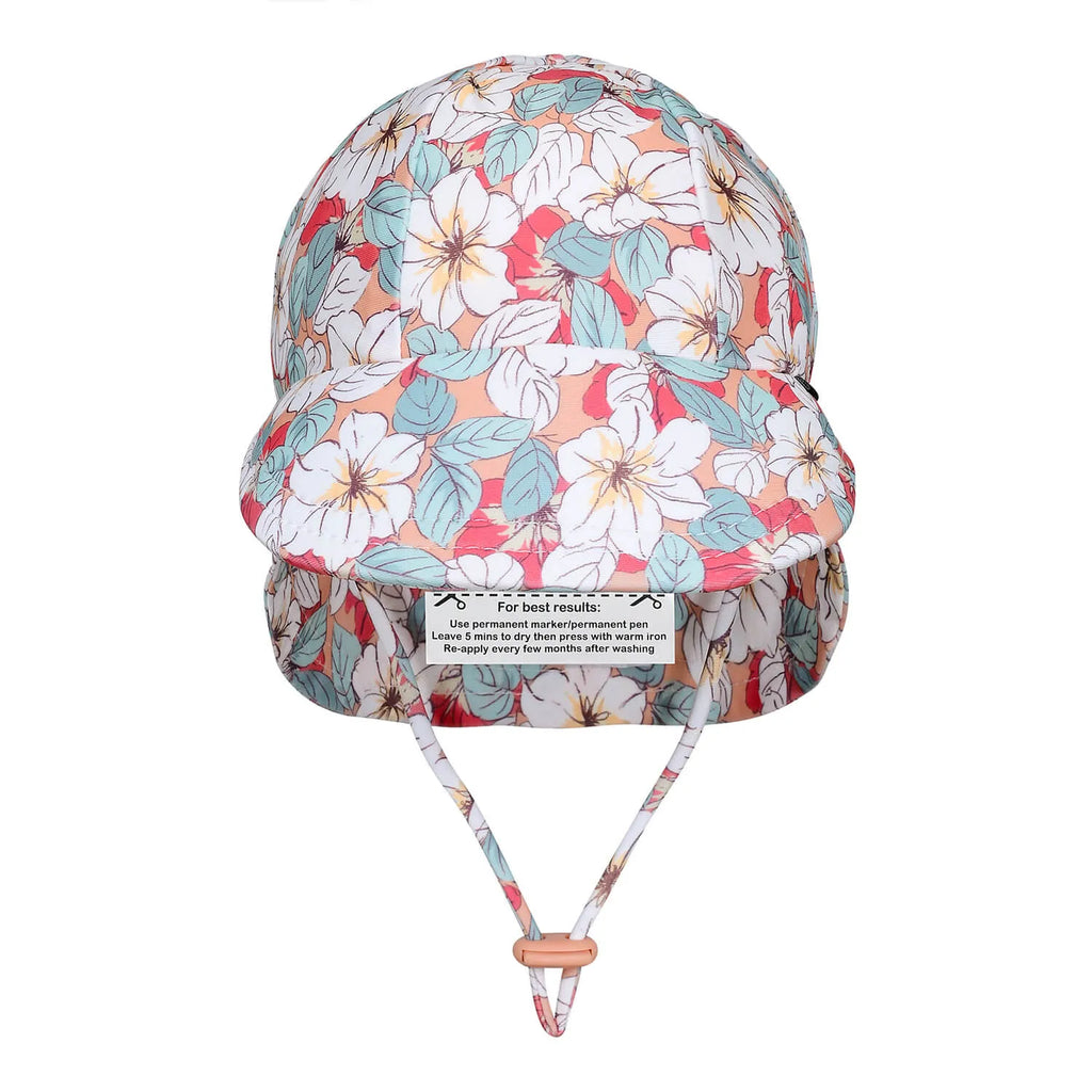 Legionaire Flip Beach Hat - Hibiscus