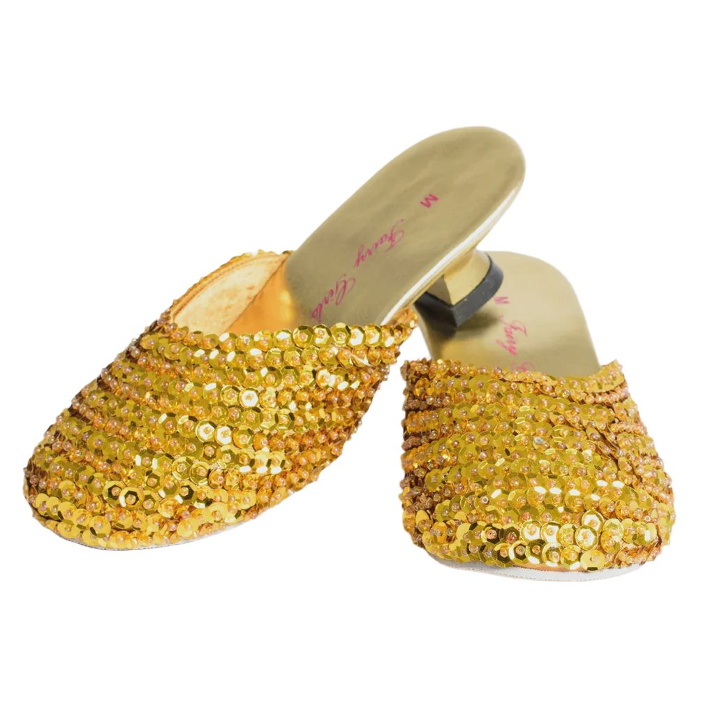 Princess Slippers - Gold