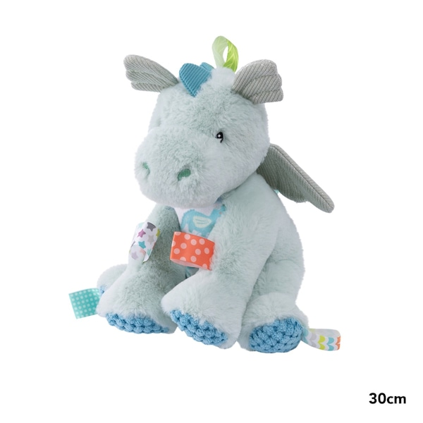 Taggies- Drax Dragon Soft Toy- 30cm